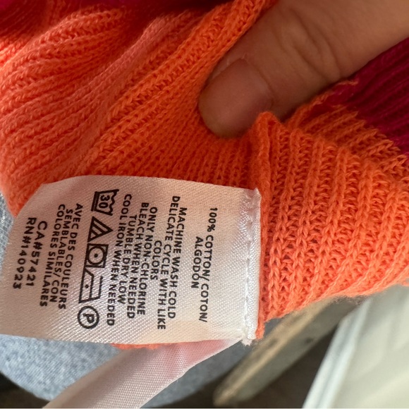 LOFT Women's Colorblocked Sweater Tank  100% Cotton - Picture 7 of 11